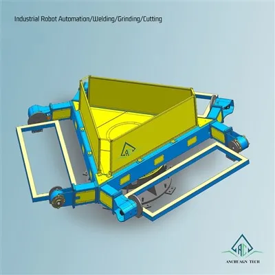 Posicionador de inversão de três estações rotativo de quatro eixos