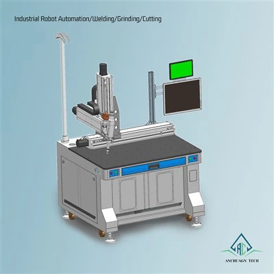 Máquina de solda a laser automática de plataforma de três eixos